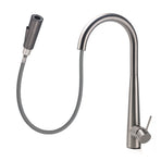 WELS Gun Metal Pull Out 2 Modes Spray Spout Kitchen Sink Tap Basin Faucet Mixer