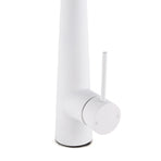 Matte White 2 Modes Spray Kitchen Mixer Pull Out Sink Tap Laundry Swivel Faucet