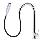WELS Chrome 2 Modes Spray Pull Out Kitchen Swivel Faucet Sink Tap Laundry Mixer