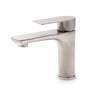WELS Brushed Nickel Kitchen Laundry Round Basin Mixer Vanity Sink Faucet Tap Set