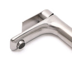 WELS Brushed Nickel Kitchen Laundry Round Basin Mixer Vanity Sink Faucet Tap Set