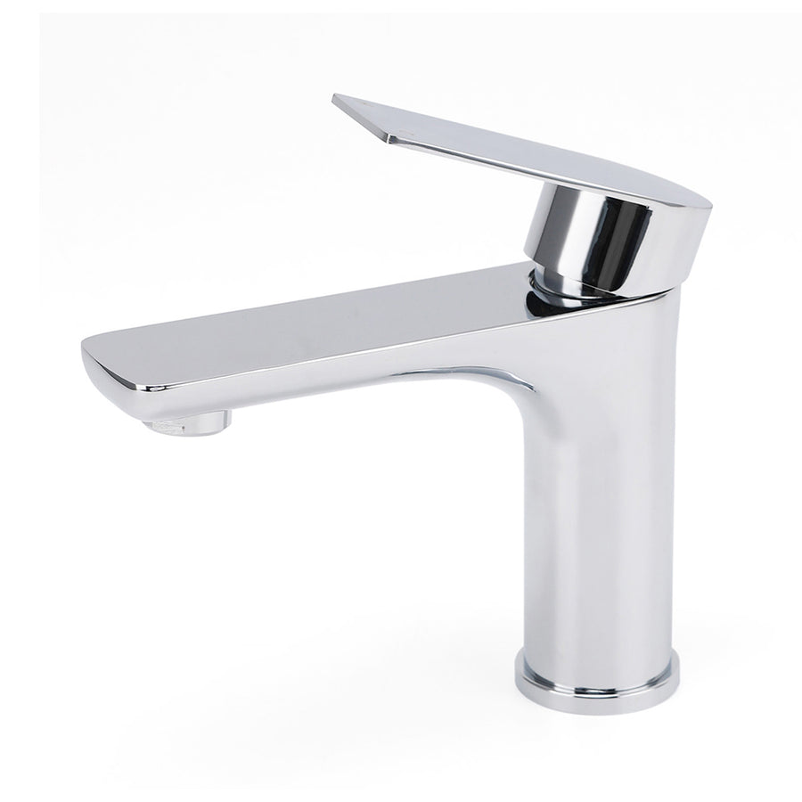 WELS Bathroom Vanity Kitchen Laundry Round Chrome Basin Mixer Sink Faucet Tap