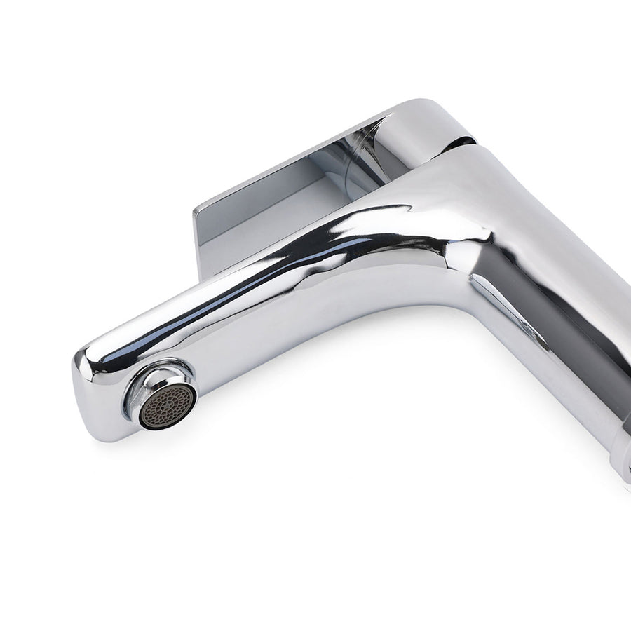 WELS Bathroom Vanity Kitchen Laundry Round Chrome Basin Mixer Sink Faucet Tap