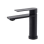 Matt Black Round Bathroom Basin Mixer Vanity Sink Faucet Spout Laundry Tap WELS