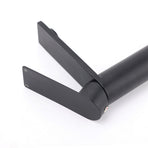 Matt Black Round Bathroom Basin Mixer Vanity Sink Faucet Spout Laundry Tap WELS