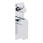 Watermark Chrome Square Shower Mixer Diverter Tap Valve For Shower Combo Spout