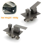 Gun Metal Square Stainless Steel Bath Shower Mixer 2 Way Switch Diverter Watermark
