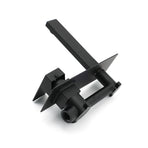 Matt Black Basin Mixer Bathroom Tub Faucet Wall Mount Tap Hot Cold Water Spout