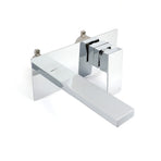 WELS 7.5L/min Basin Mixer Bathroom Vanity Brass Chrome Wall Mounted Spout Outlet