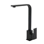 Matt Black Square Gooseneck 360 Swivel Laundry Sink Kitchen Mixer Faucet Tapware