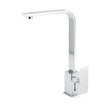 WELS Chrome Square Gooseneck Spout Swivel Laundry Sink Kitchen Mixer Faucet Tap