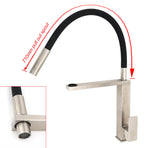 WELS 6.0L/m Chrome Kitchen Sink Basin Mixer Swivel Faucet Tapware Pull Out Spout