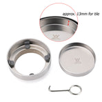 Round Circle Tile Insert Floor Drain Stainless Steel Shower Grate 75mm Outlet