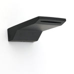 Bathroom Matt Black Square Bathtub Waterfall Filler Outlet 1/2" End Wall Spout