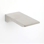 Brushed Nickel Square Cubic Shower Bathtub Waterfall Outlet Wall Mounted Spout