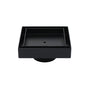 WaterMark Matt Black 100x100mm Square Tile Insert Shower Grate Floor Drain 50mm Waste