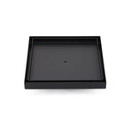 Matt Black Bathroom Big 200mm Tile Insert Floor Drain Shower Grate 50mm Outlet