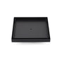 Matt Black Bathroom Big 200mm Tile Insert Floor Drain Shower Grate 50mm Outlet
