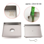 Bathroom 200x200mm Big Square Tile Insert Floor Drain Shower Grate 50mm Waste