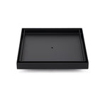 Watermark Matt Black Large 200mm Tile Insert Floor Drain Shower Grate 80mm Waste