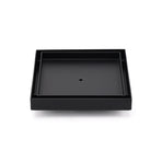 Watermark Black 150x150mm Tile Insert Floor Drain Shower Grate 80mm Waste Outlet