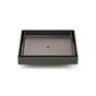 Bathroom Gun Metal 150mm Tile Insert Floor Drain Shower Grate 80mm Waste Outlet