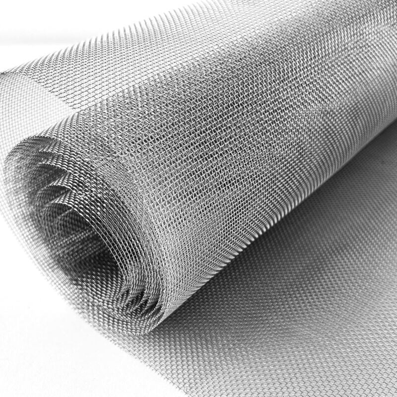 Thin Metal Grid Stainless Steel Mesh 304 Anti-Roof Metal Mesh Mosquito Wire Anti-Insect Mesh Poultry Garden Guard Food, 60 X 200cm, 200cm, 20 Mesh