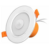 3 Pcs LED Ceiling Light with Human Motion Sensor Bathroom, Restaurant Interior Lighting - Front View
