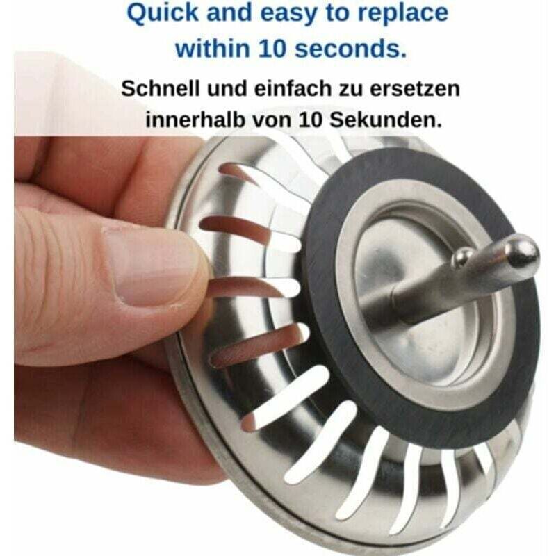 5 Pcs Rubber Seals for Kitchen Sink Plug