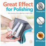 400GSM Microfiber Carbon Magic Cloth Cleaning Towel Washable Non Trace Absorbent Polishing Towel