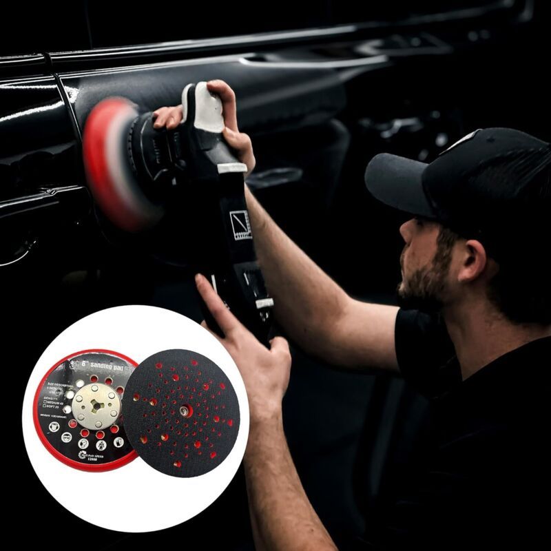 Sanding Disc Compatible with Bosch RSM6045, Sanding Pad Compatible Multihole Sanding Pad Electric Sander, 150mm