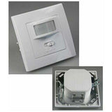 160 Degree Built Halogens, in Motion Sensor Wall Switch for LED Bulb Lights - Top-Down View