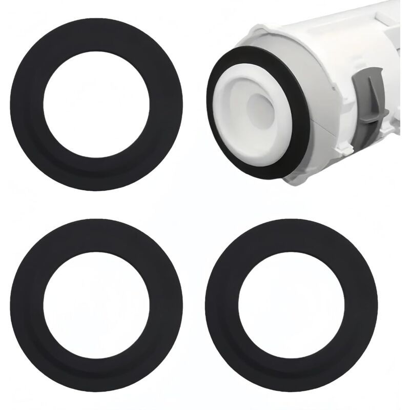 3 Pcs Spare Rubber Seals for Siamp T T, F Lush Parts Oilet Leak Repair Oilet 49 and 50 Flush Valves
