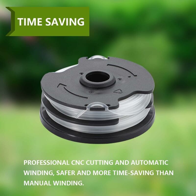 LIDL Parkside PRTA 20, Compatible with PRT 300 A1, Li A1 and B2 and C3 Trimmer Replacement Wire Spools 6pk and Accessories, 27ft, 8.3M
