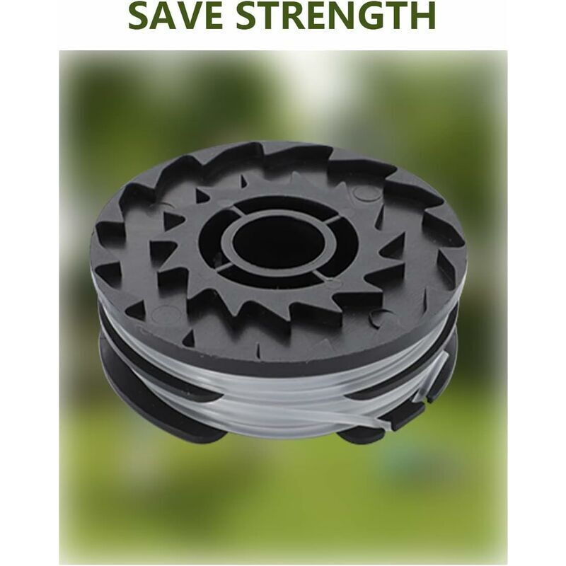 LIDL Parkside PRTA 20, Compatible with PRT 300 A1, Li A1 and B2 and C3 Trimmer Replacement Wire Spools 6pk and Accessories, 27ft, 8.3M