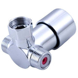 Hot Water Cold Anti-Alloy Rust G0.5 Mixing Valve Plating Mixer Thermostatic - Top-Down View