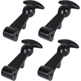 4X Elastic Rubber Hood Supports Quick Release Hood T Handle Loop Flexible Car Hood Fasteners Rubber Pull Latches for Engine Trolley