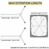 Adjustable Bed Sheet Fastener White, 3, 6, Mattress Sofa Cushion Bed Sheet Fasteners Sided Bedding Sheet Straps Way Elastic Bed Sheet Fastener