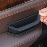 S Side Storage Box Compatible with BMW X3 X4 F25 F26 Car Door Handle Compatible with BMW X3 X4 20102017, Black
