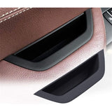 S Side Storage Box Compatible with BMW X3 X4 F25 F26 Car Door Handle Compatible with BMW X3 X4 20102017, Black - Top-Down View