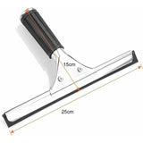 Stainless Steel Window Squeegee with Blade for Kitchen, ., Window Bathroom, 25cm - Front View