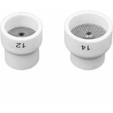 TIG Welding Torch Nozzle Rings Gas Cover Glass Lens Ceramic Cup Kit Cup Ing Cup Compatible with WP9 - Front View