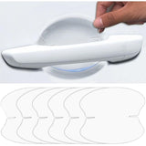 10 Pcs Protective Film for Car Door Handles Transparent, Self-Anti-Scratch Adhesive, Glossy Protective Film