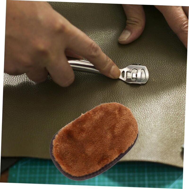 3, Bags Furniture, Leather Care Accessories Piece Thick Leather Cleaning Gloves with Bristles for Polishing and Buffing Shoes