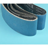 12 Pcs Bandes Abrasives. Groupe of Abrasives Strip Abrasive 4x40 and 60 and 80grains for Ponceuse a Strip.Utilise for Ebauche, 100 x610 Mm