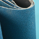 12 Pcs Bandes Abrasives. Groupe of Abrasives Strip Abrasive 4x40 and 60 and 80grains for Ponceuse a Strip.Utilise for Ebauche, 100 x610 Mm - Top-Down View