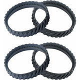 4 Replacement Tracks for Pool Cleaner Compatible with Zodiac Baracuda MX6 and MX8, Black Tire Track Wheel R0526100 - Side View