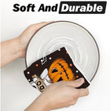 2 Pcs Torchons of Kitchen Halloween Home, Salle A Food the Living Room Decoration of Table