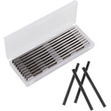 10 Pcs Fer of Rabot HSS Lames of Raboteuse Fers Reversibles Carbure Set of Rabot Electric Blade Black, Bosch and Decker De, 82x5.5x1.2mm, 82mm, 2mm