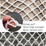 Filet of Safety in Nylon Chute, Decor Cloture Filet Protection Anti-Windows Balcon Rope Solide Empecher Chutes Resistant Dechirures Maille, 1X6M